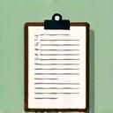 Icon of a personalized clipboard