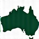 Icon of a map pointer on Queensland